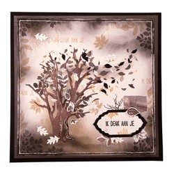 (SL-CM-MASK312)Studio light stencil Old tree Cherished Memories