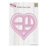 (MFD168)Nellie's shape dies Postal Stamps Heart