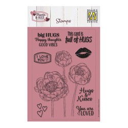 (NSCS020)Nellie`s Choice Clearstamp - Full Of Hugs