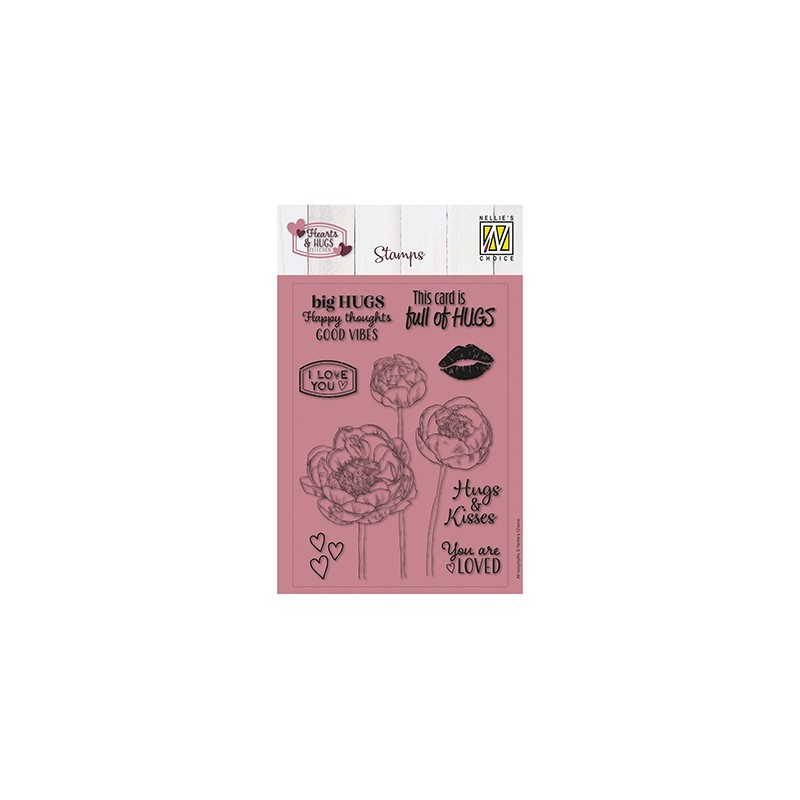 (NSCS020)Nellie`s Choice Clearstamp - Full Of Hugs