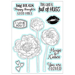 (NSCS020)Nellie`s Choice Clearstamp - Full Of Hugs