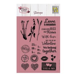 (NSCS021)Nellie`s Choice Clearstamp - Love Is Everywhere