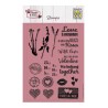 (NSCS021)Nellie`s Choice Clearstamp - Love Is Everywhere