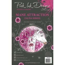 (PI264)Pink Ink Designs Mane Attraction A5 Clear Stamps