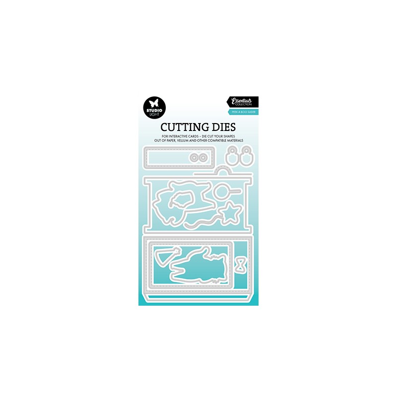 (SL-ES-CD929)Studio Light SL Cutting Die Peek a boo slider Essentials nr.929