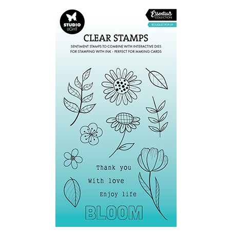 (SL-ES-STAMP760)Studio light SL Stamp Bouquet pop-up Essentials nr.760