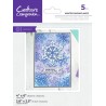 (CC-3DEF4-MD-STP-WISN)Crafter's Companion 3D Embossing Folders, Dies and Stamps Winter Snowflakes