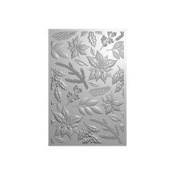 (CC-3DEF4-MD-STP-FEF)Crafter's Companion 3D Embossing Folders, Dies and Stamps Winter Snowflakes