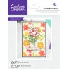 (CC-3DEF4-MD-STP-BLF)Crafter's Companion 3D Embossing Folders, Dies and Stamps Blooming Florals