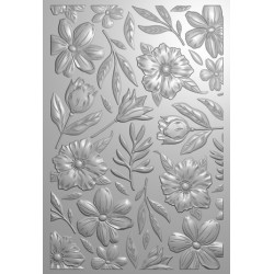 (CC-3DEF4-MD-STP-BLF)Crafter's Companion 3D Embossing Folders, Dies and Stamps Blooming Florals