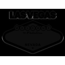 (VV-STD-STEN-GEM-FLV)Crafter's Companion Vintage Vegas Stamp, Die, Stencil & Gems Fabulous Las Vegas