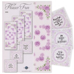 (WOCFF6)WOC Flower Fun Series 006 Flowers Tekst